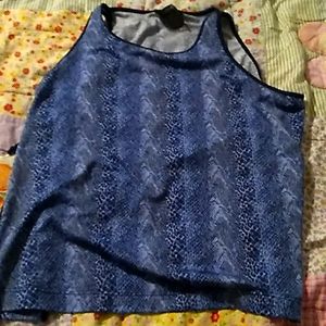 No boundaries blue tie behind shirt